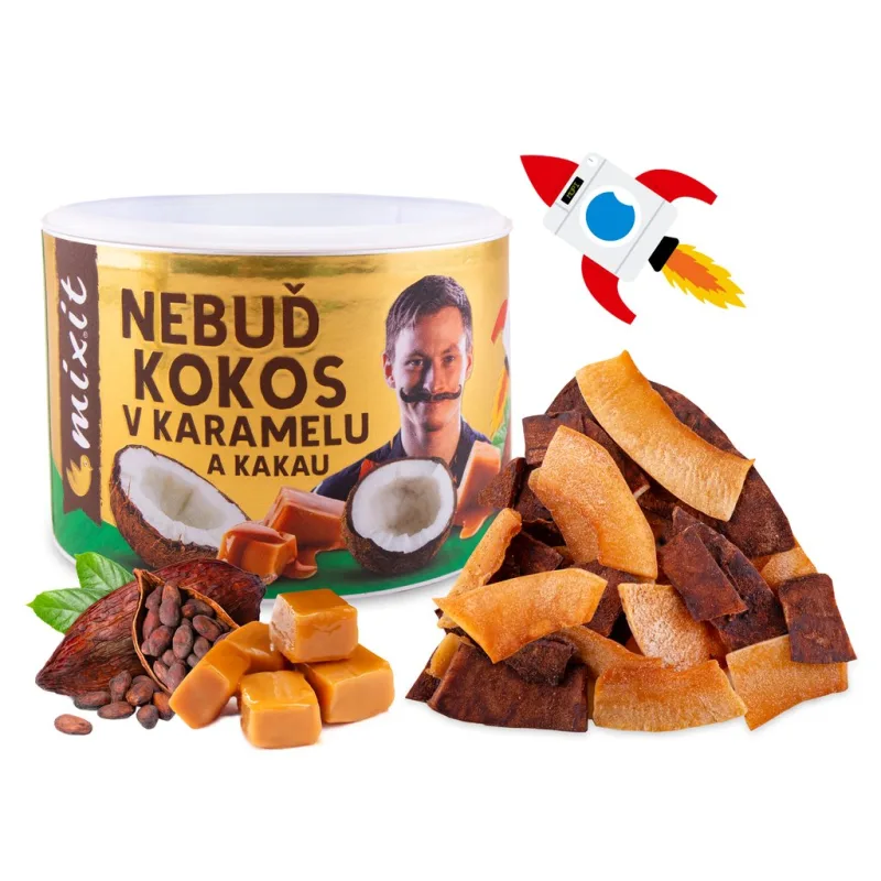 Nebuď kokos v karamelu a kakau 100 g MIXIT