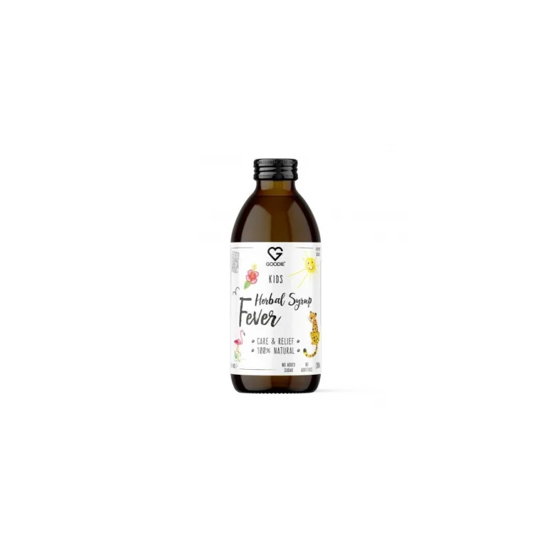 Dětský bylinný sirup - Regenerace a úleva, teplota - Herbal syrup Fever for kids 200 ml GOODIE