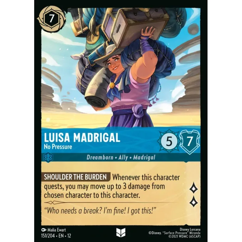 Luisa Madrigal - No Pressure - foil