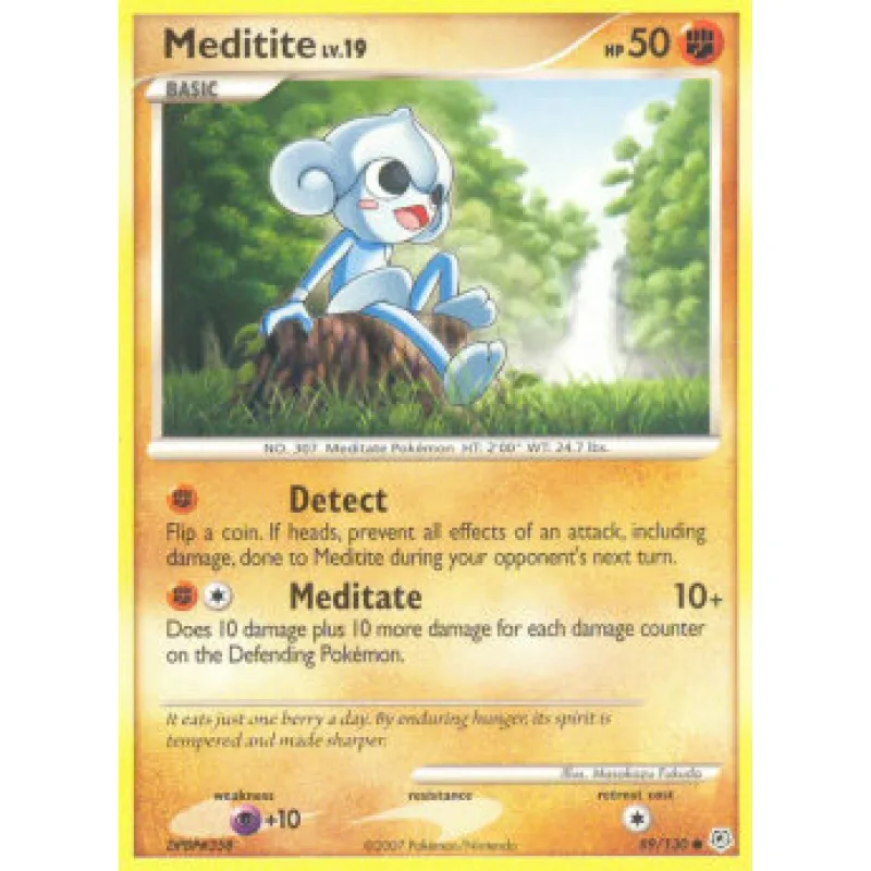 Meditite Lv.19 (DP 89) - LIGHT PLAYED