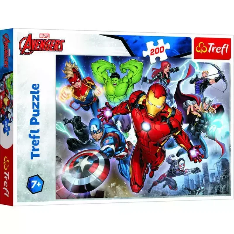 Trefl: Marvel Pomstitelia puzzle s 200 kusmi
