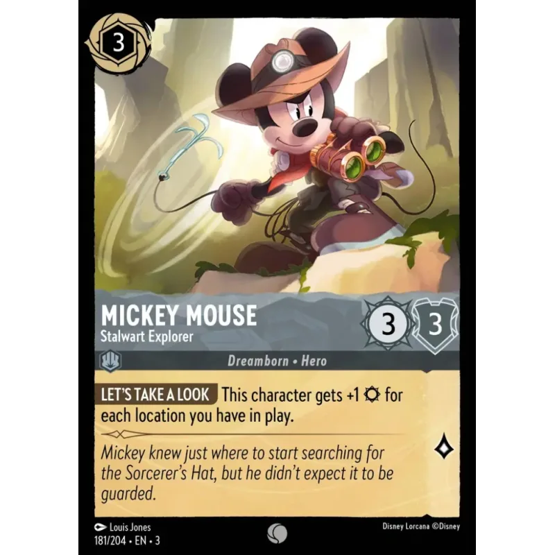 Mickey Mouse - Stalwart Explorer - foil