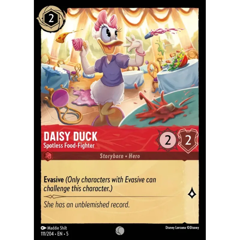 Daisy Duck - Spotless Food‐Fighter - foil