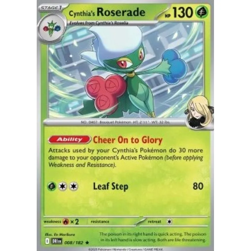 Cynthia's Roserade (DRI 008) - HOLO