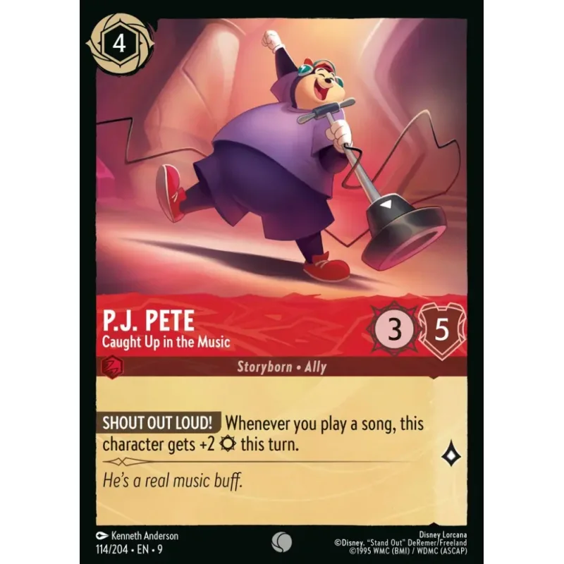 P.J. Pete - Caught Up in the Music - foil