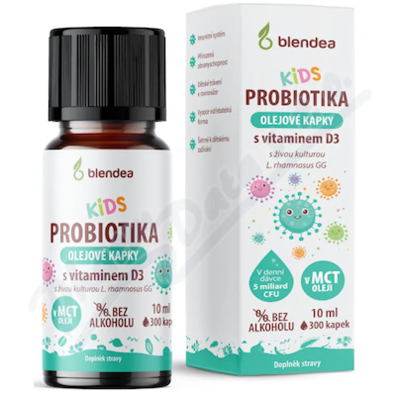 Blendea Kids Probiotik s vit.D3 olejové kapky 10ml