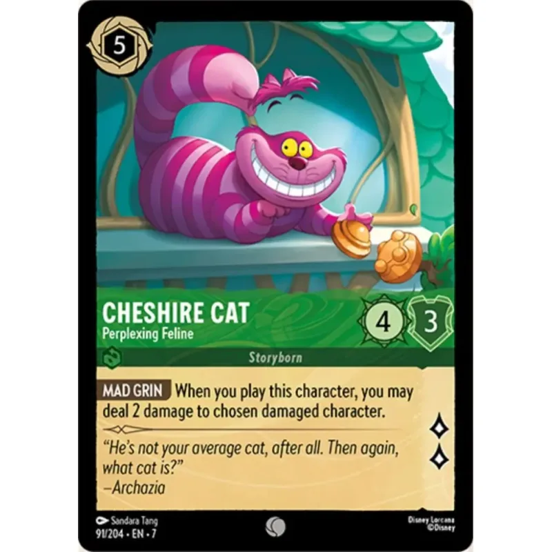 Cheshire Cat - Perplexing Feline - foil