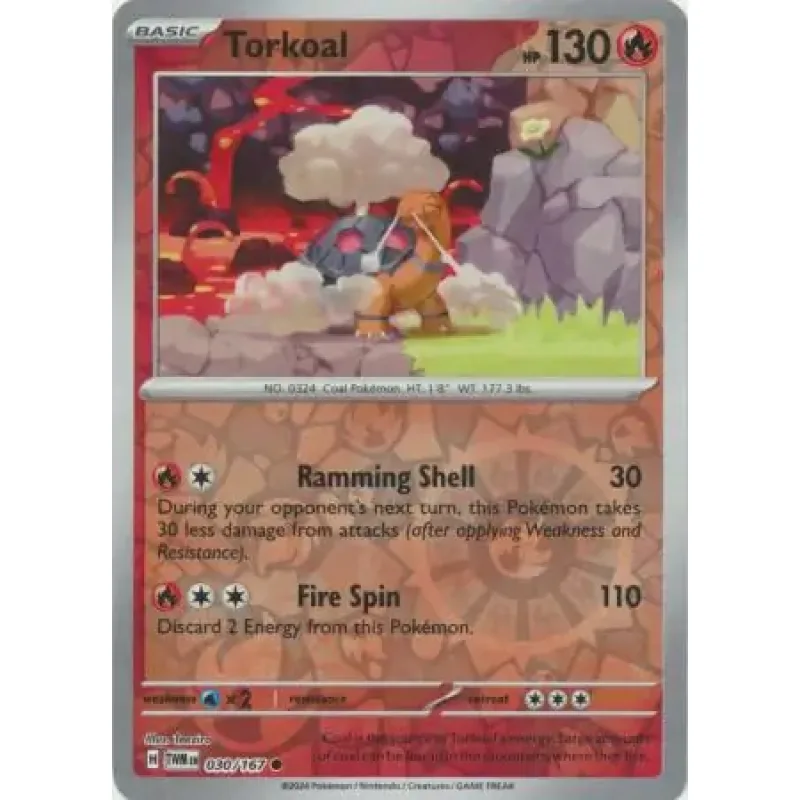 Torkoal (TWM 030) - REVERSE HOLO