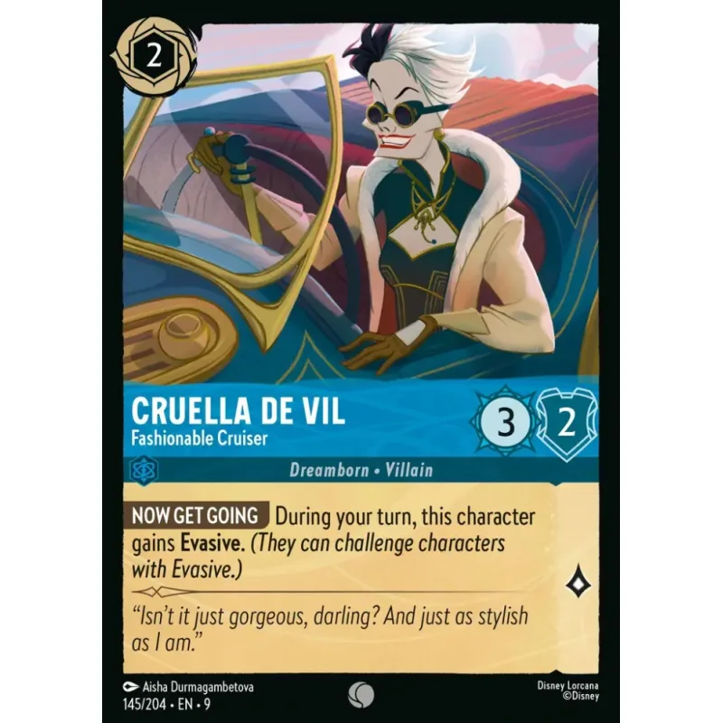 Cruella De Vil - Fashionable Cruiser