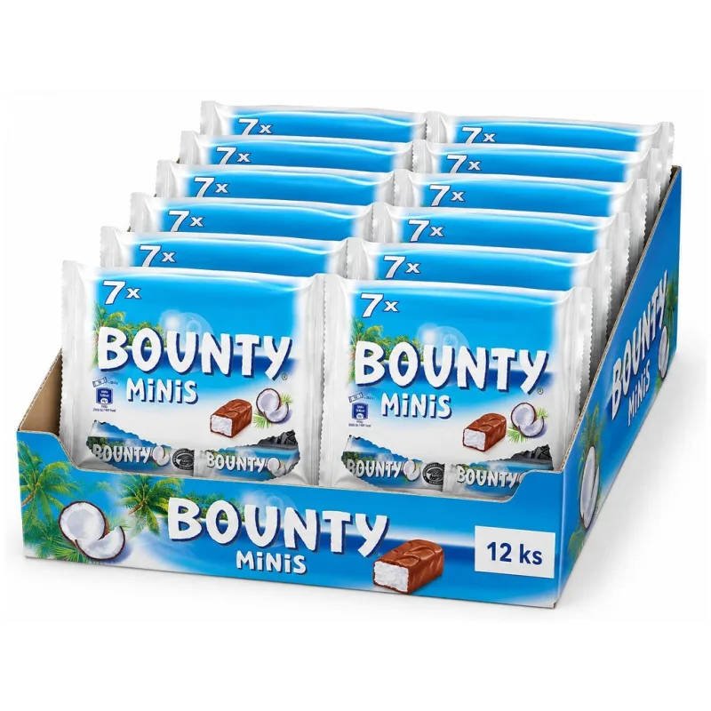 Bounty Minis 7 ks 12x227 g - VÝHODNÉ BALENÍ  - výhodné balení