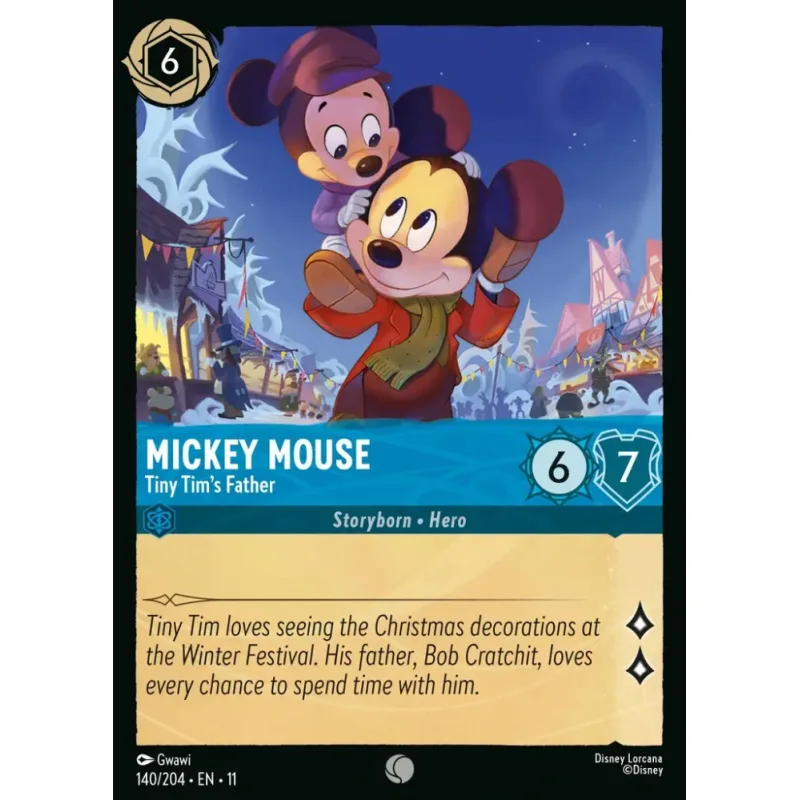 Mickey Mouse - Tiny Tim's Father - foil