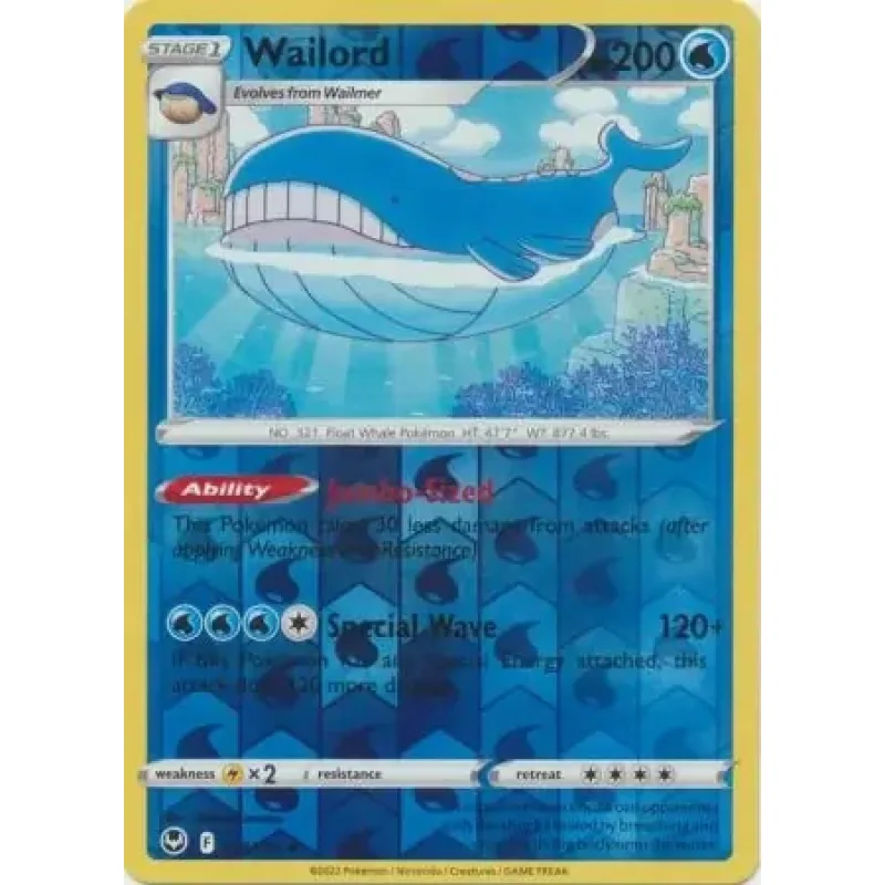 Wailord (SIT 038) - REVERSE HOLO