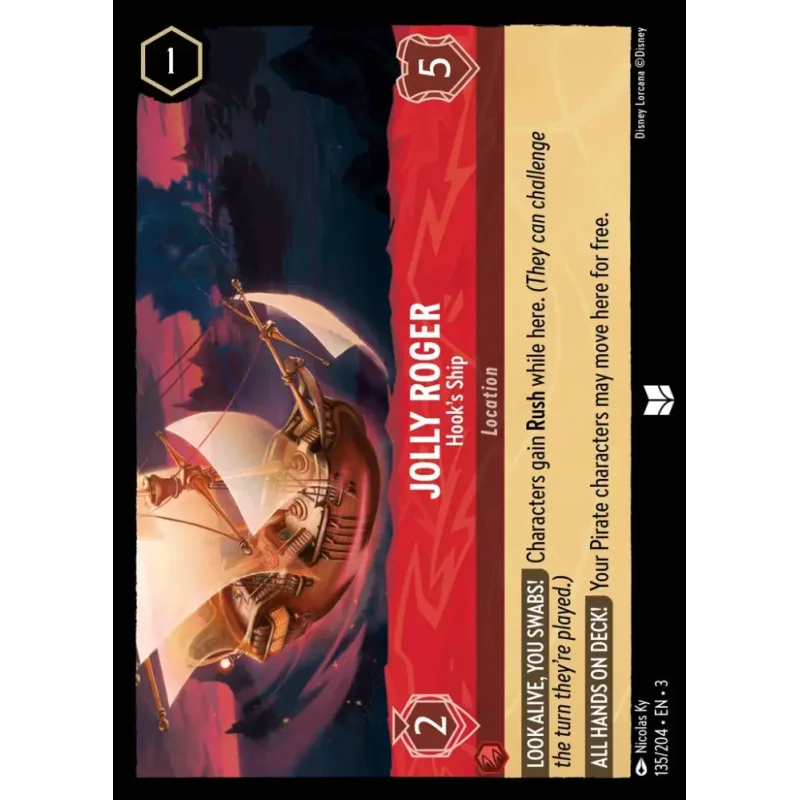 Jolly Roger - Hook's Ship - foil
