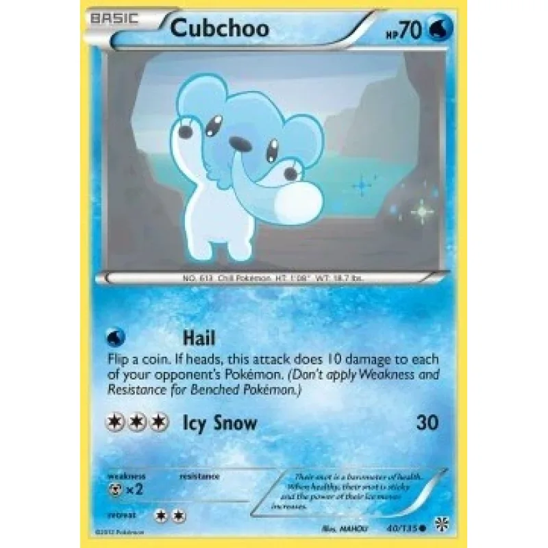 Cubchoo (PLS 40) - EXCELLENT