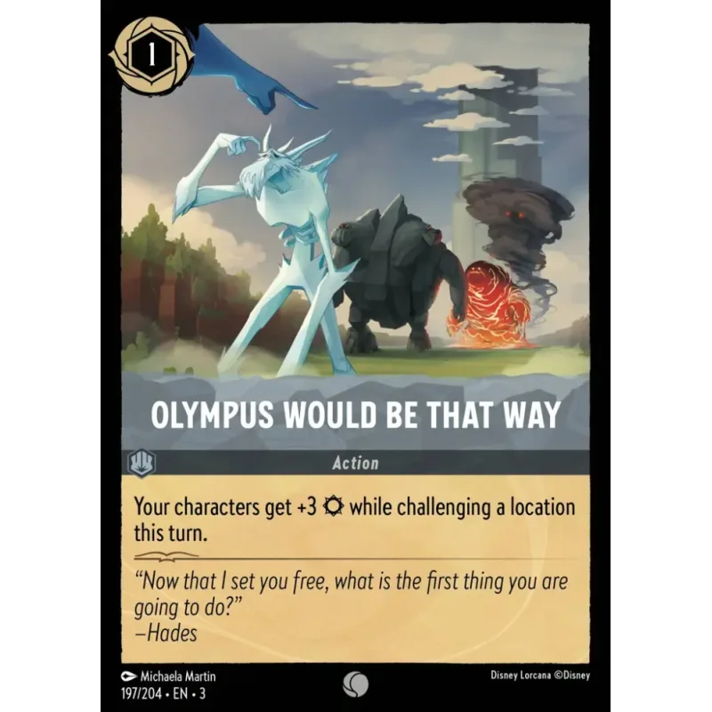 Olympus Would Be That Way - foil