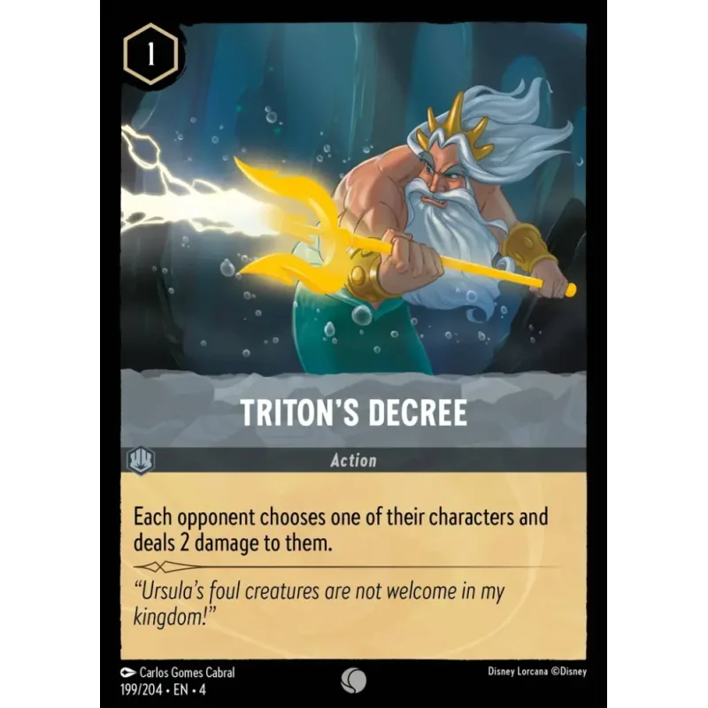 Triton's Decree - foil