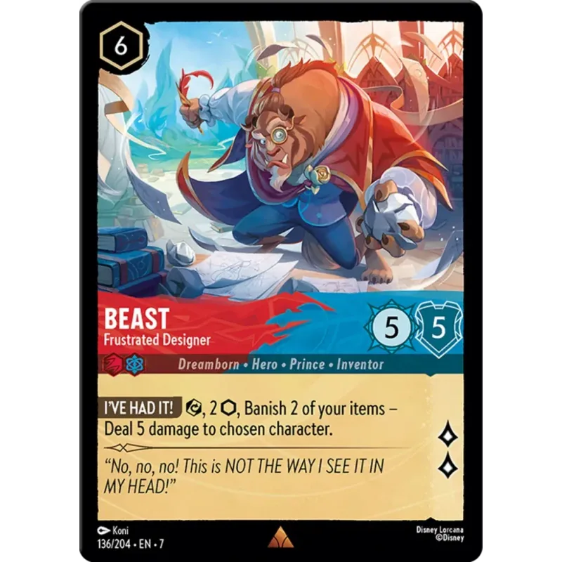 Beast - Frustrated Designer - foil