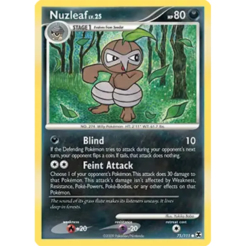 NUZLEAF LV.25 - 075/111 - GOOD