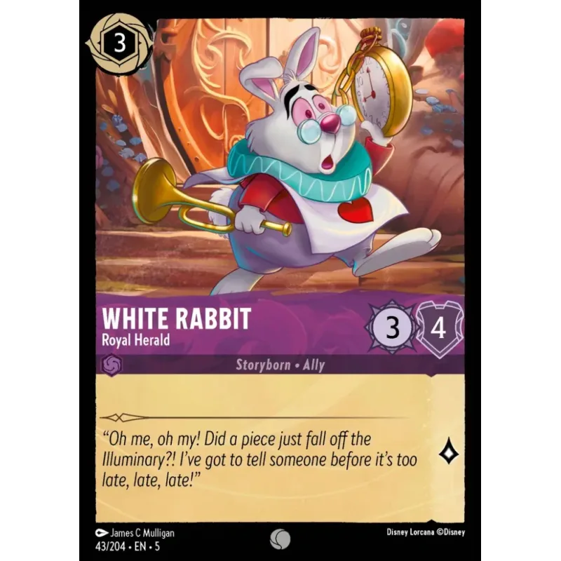 White Rabbit - Royal Herald - foil