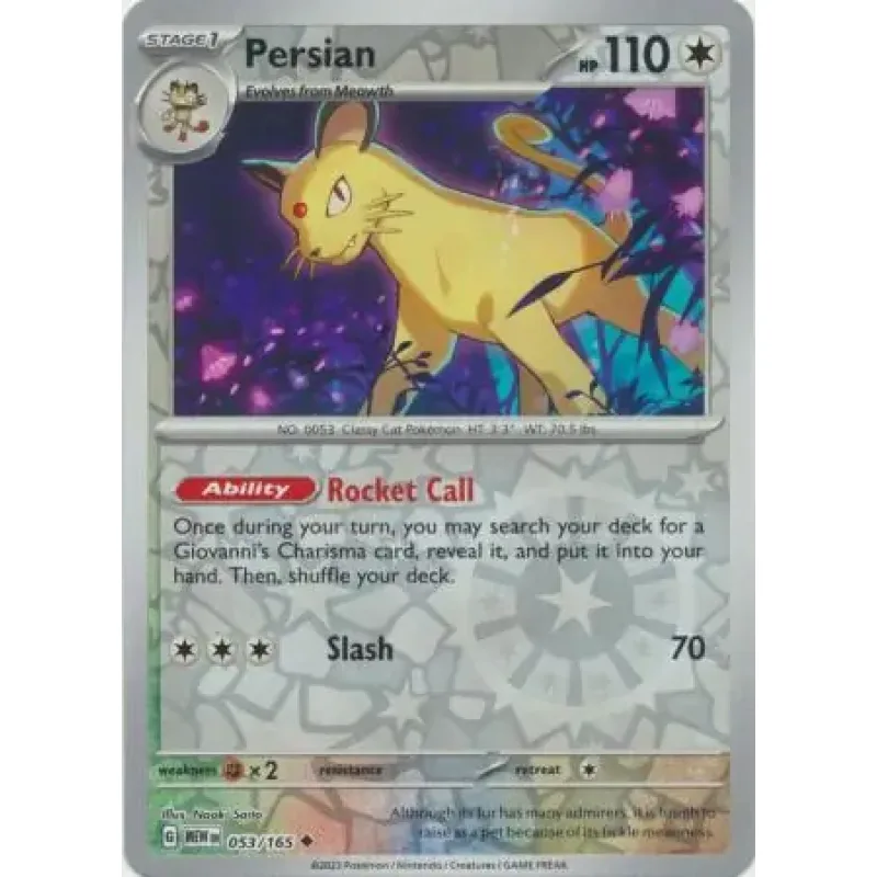 Persian (MEW 053) - REVERSE HOLO