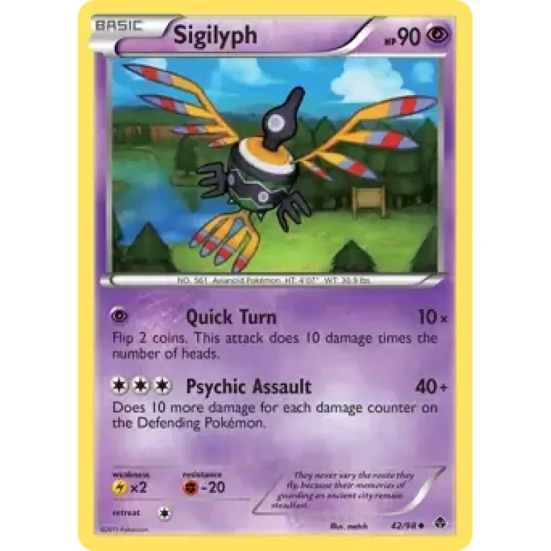 Sigilyph (EPO 42) - GOOD