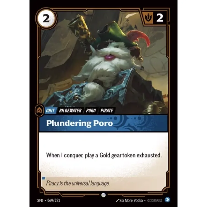 Plundering Poro