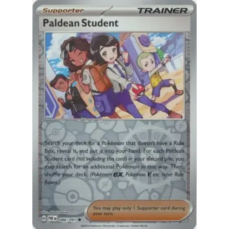 Paldean Student (PAF 086) - REVERSE HOLO