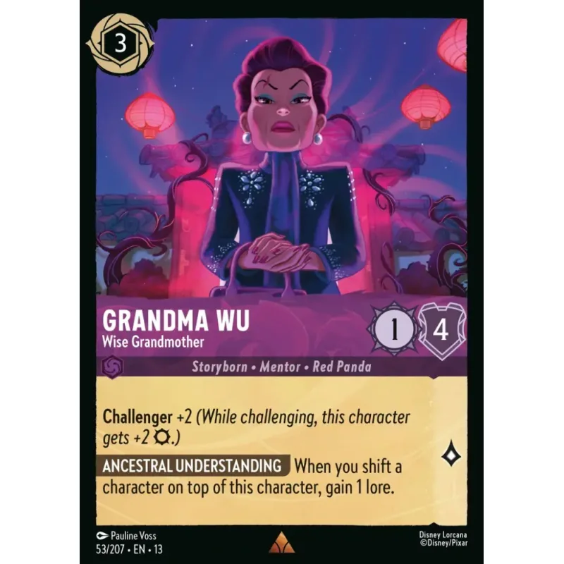 Grandma Wu - Wise Grandmother - foil