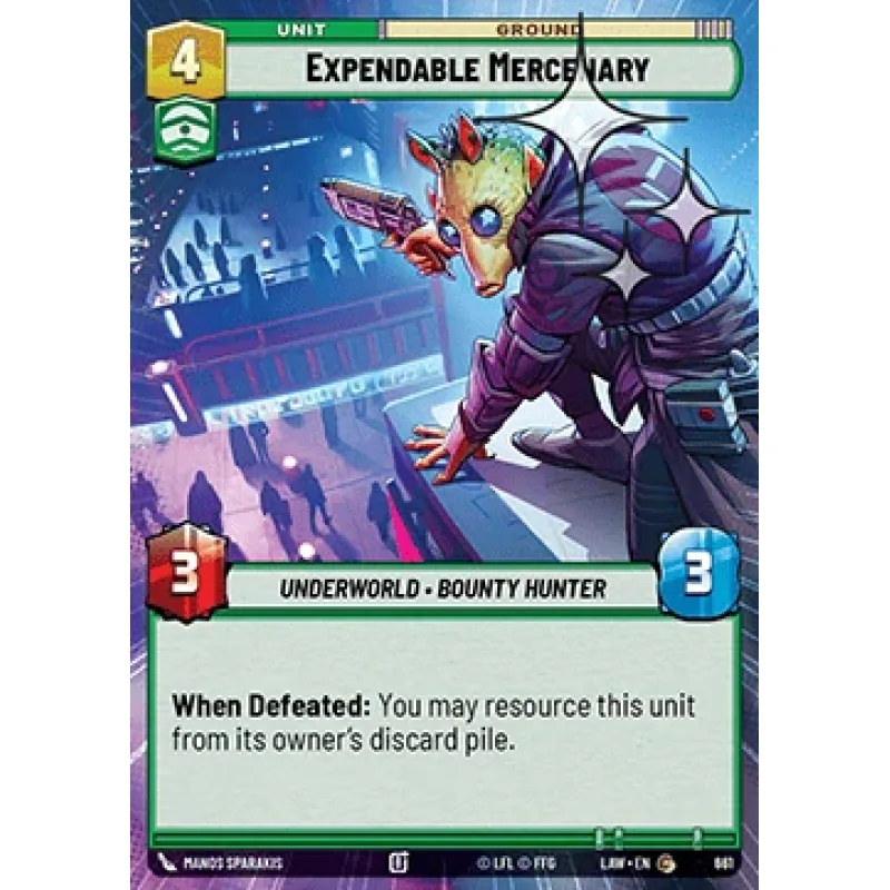 Expendable Mercenary (V.2) - foil