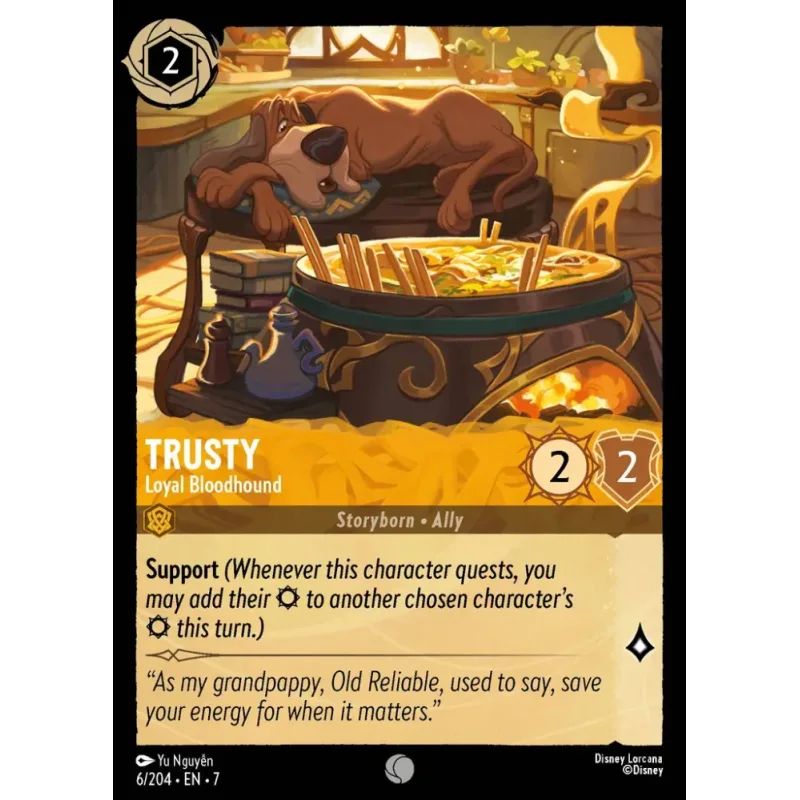 Trusty - Loyal Bloodhound - foil