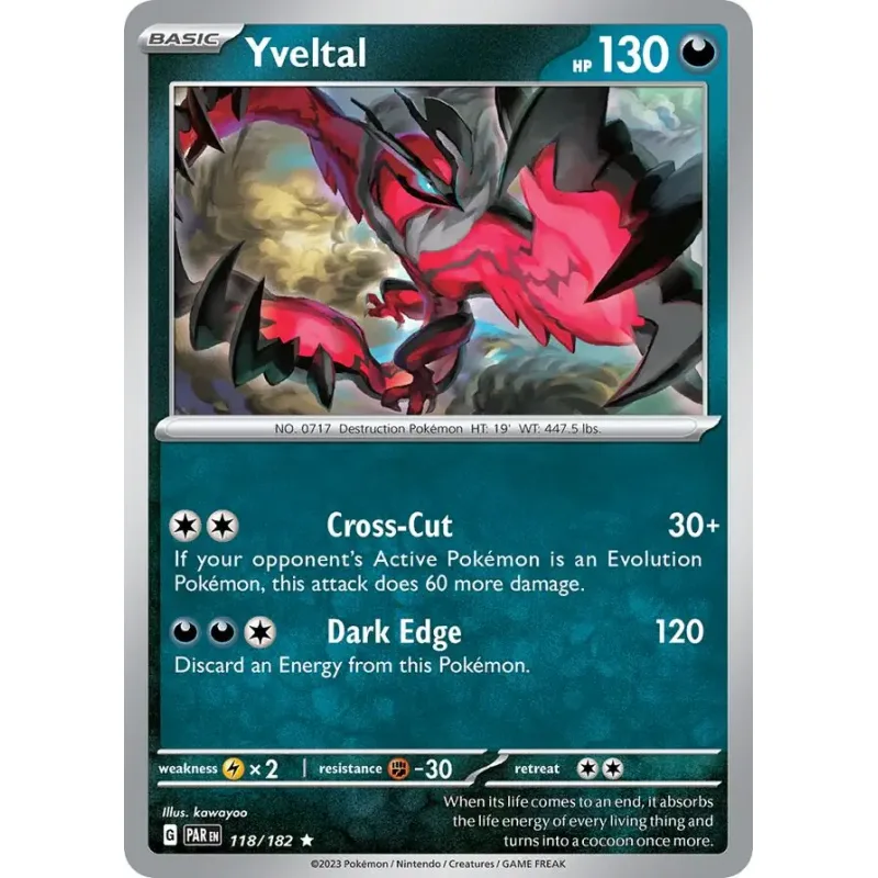 Yveltal (PAR 118) - HOLO