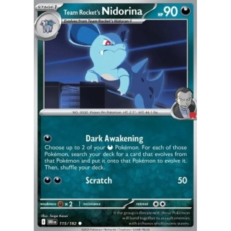 Team Rocket's Nidorina (DRI 115)