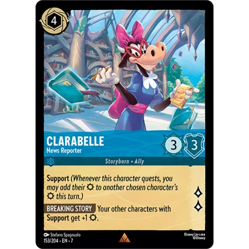 Clarabelle - News Reporter - foil