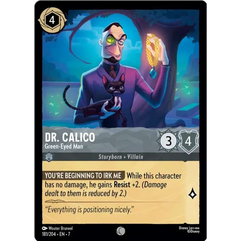 Dr. Calico - Green-Eyed Man - foil