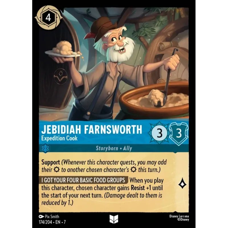 Jebidiah Farnsworth - Expedition Cook - foil