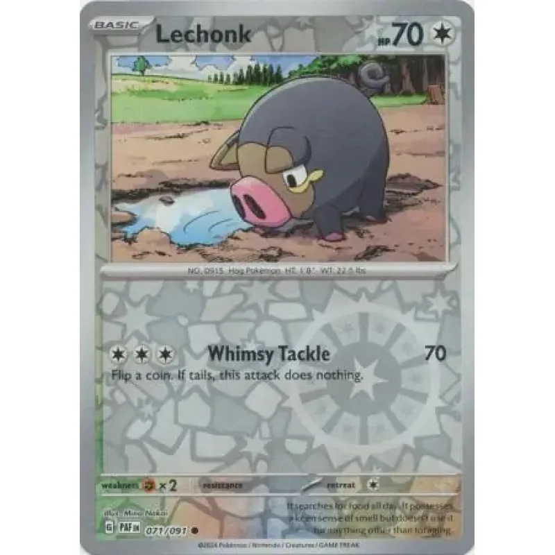 Lechonk (PAF 071) - REVERSE HOLO