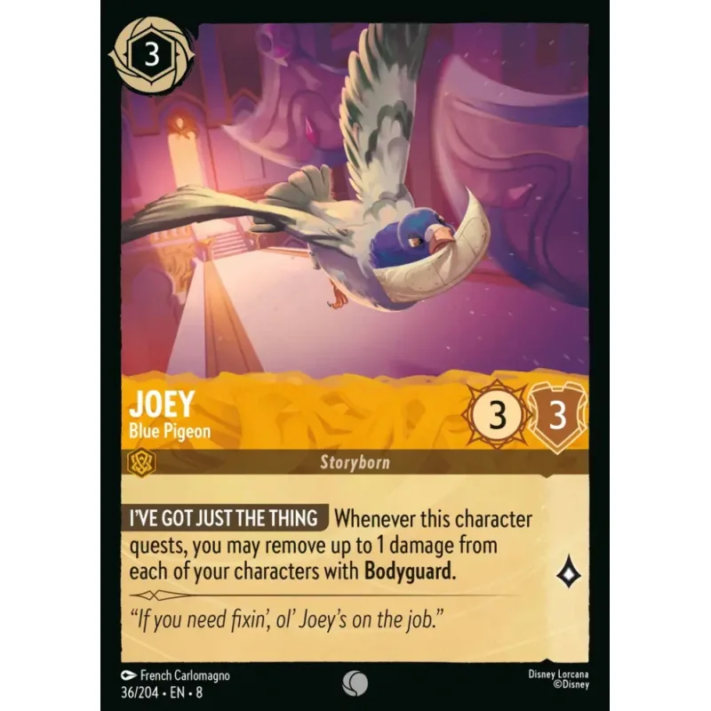 Joey - Blue Pigeon - foil