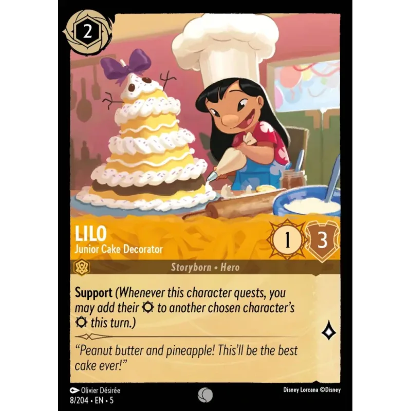 Lilo - Junior Cake Decorator - foil