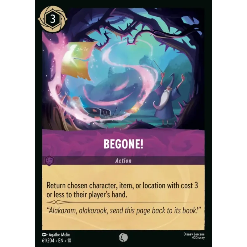 Begone!