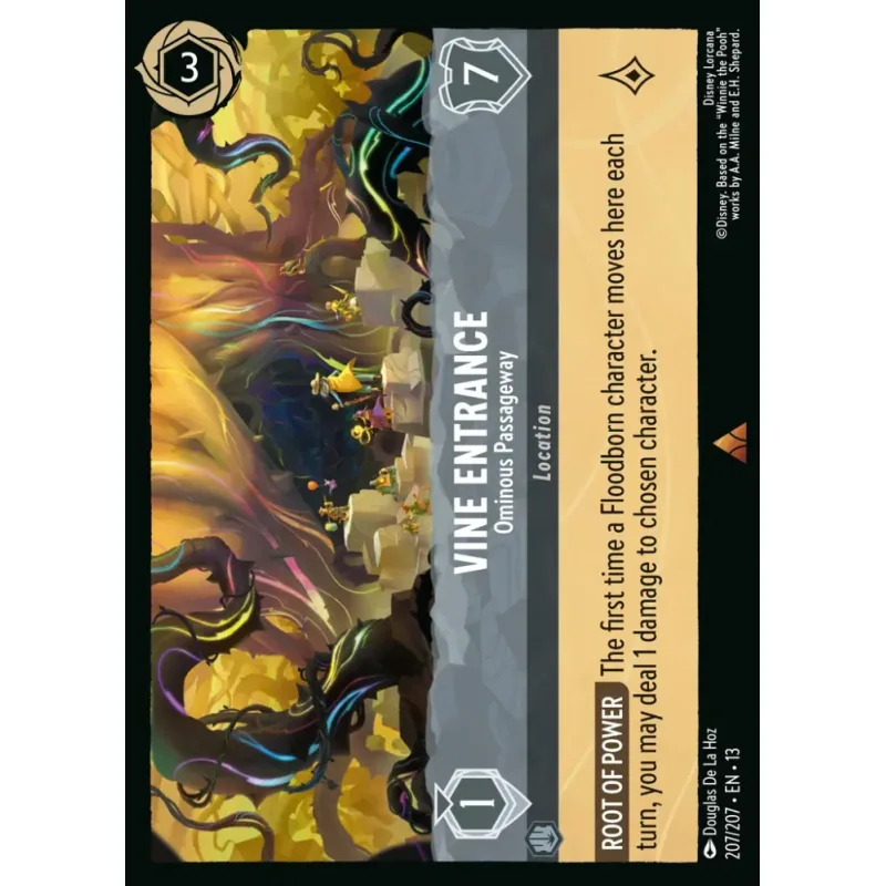 Vine Entrance - Ominous Passageway - foil