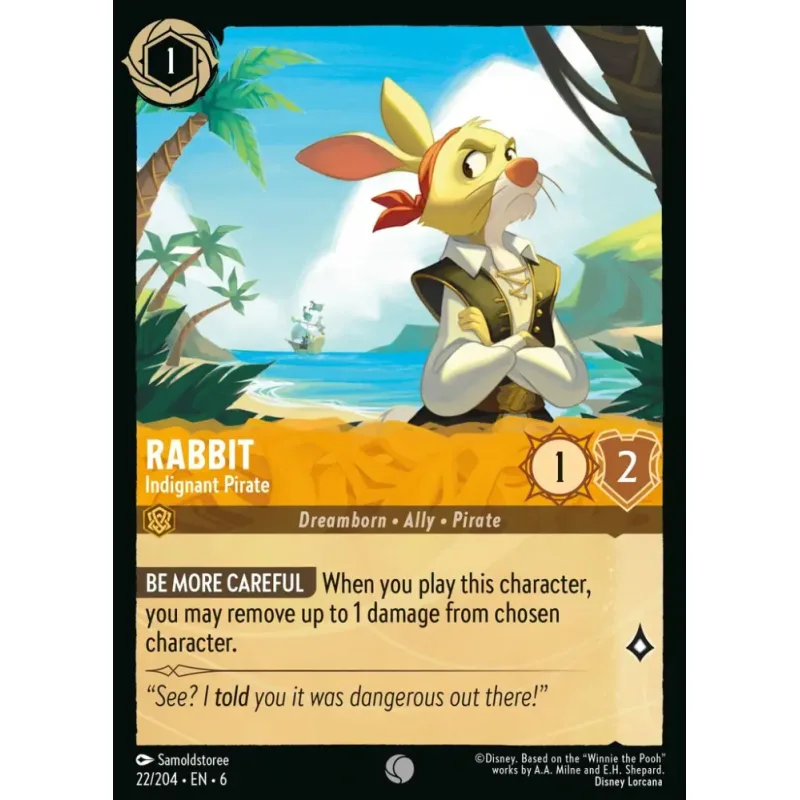 Rabbit - Indignant Pirate - foil