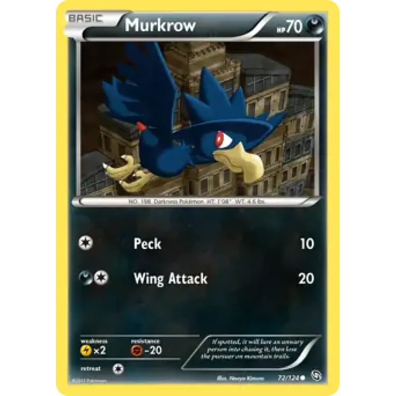 Murkrow (DRX 72) - LIGHT PLAYED