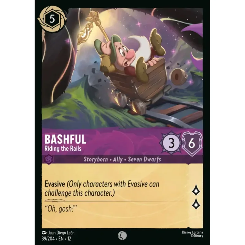 Bashful - Riding the Rails - foil