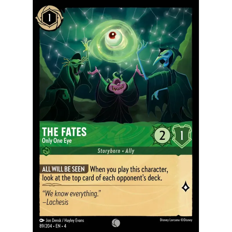 The Fates - Only One Eye - foil