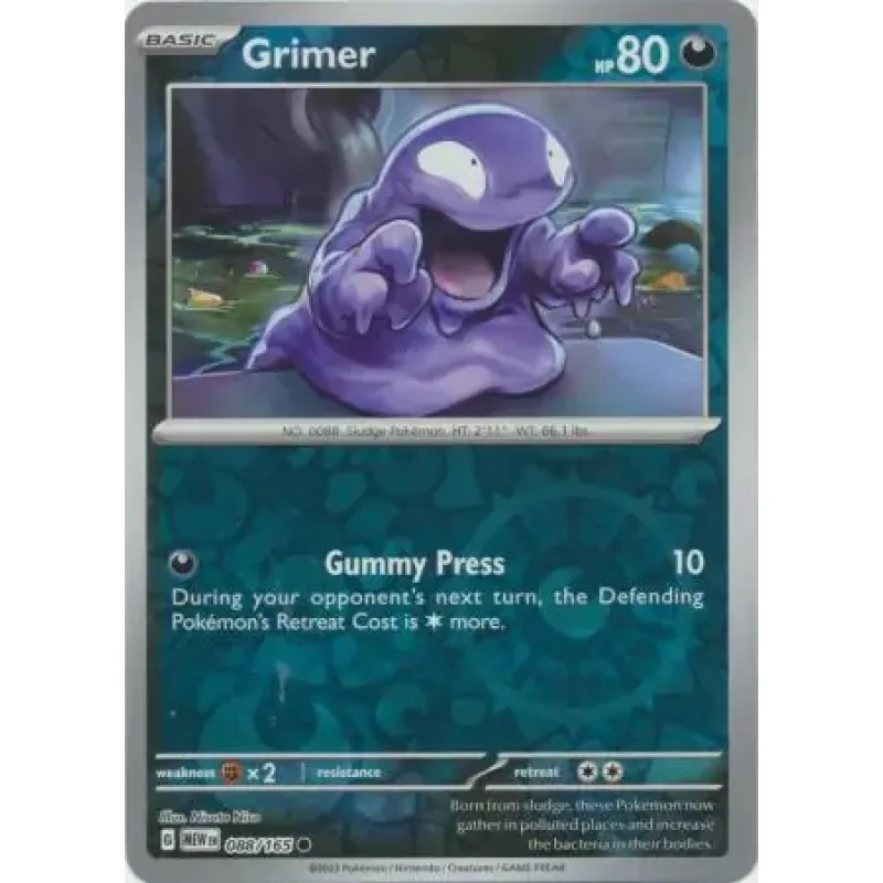 Grimer (MEW 088) - REVERSE HOLO