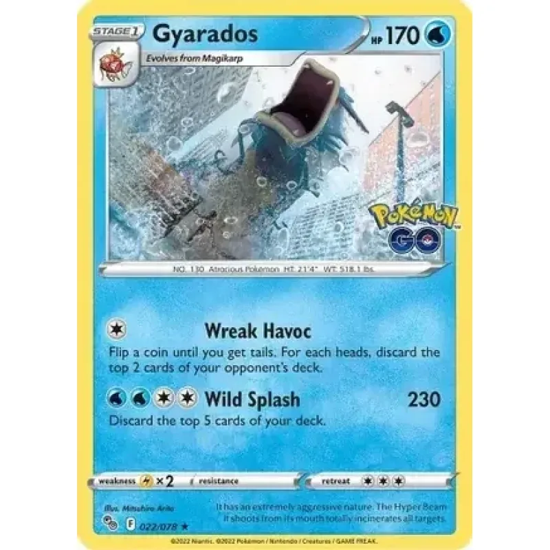 Gyarados (PGO 022) - HOLO