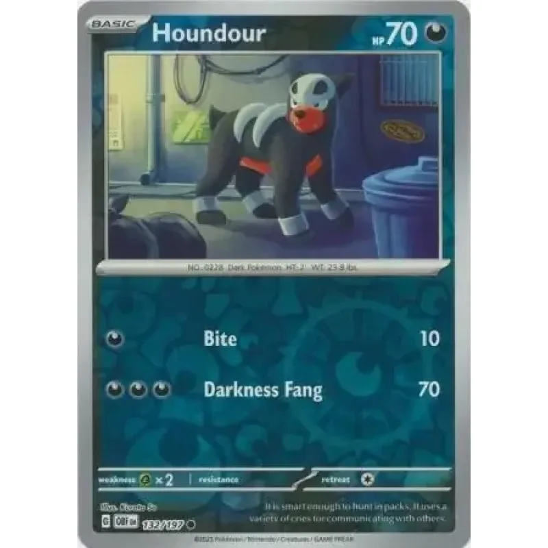 Houndour (OBF 132) - REVERSE HOLO