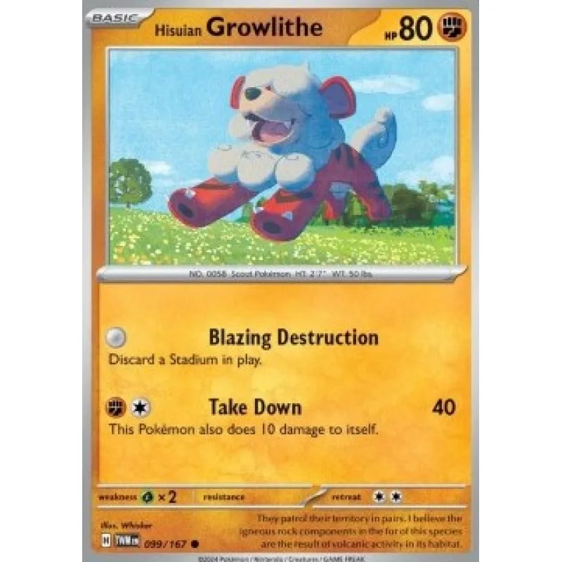 Hisuian Growlithe (TWM 099)