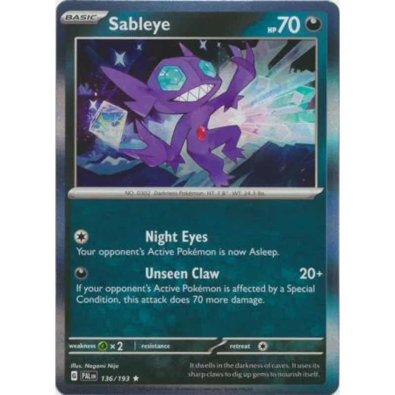 Sableye (PAL 136) - HOLO