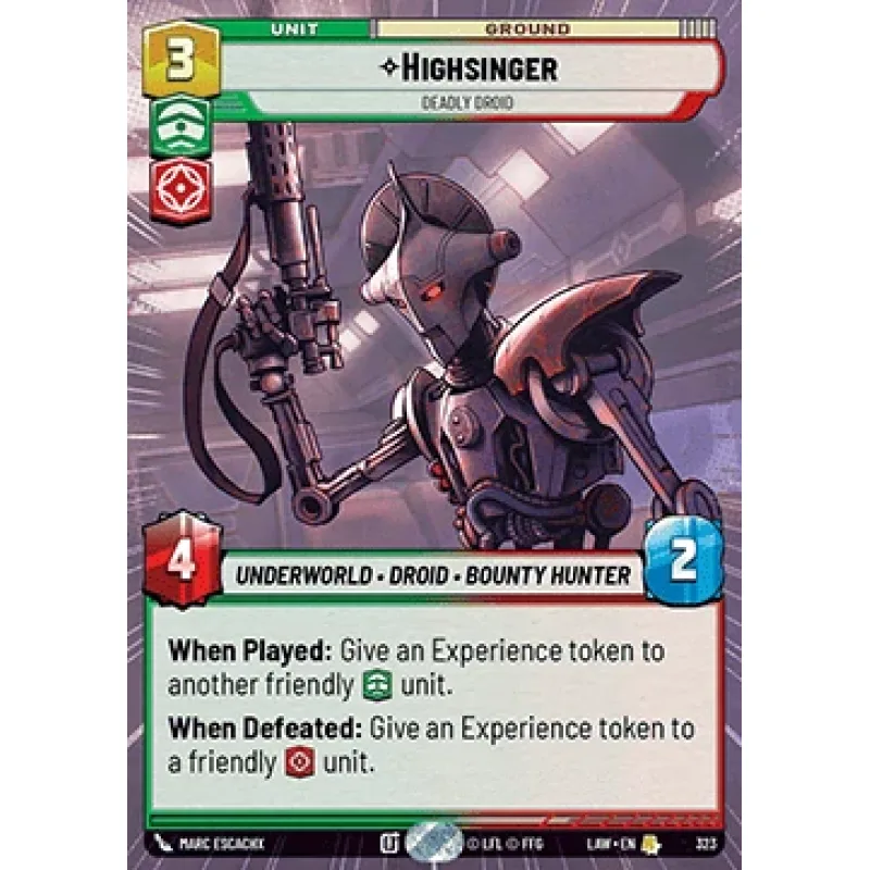 Highsinger, Deadly Droid (V.1)